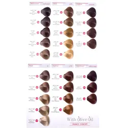 دنی وان رنگ زیتونی dani one hair color 3/7