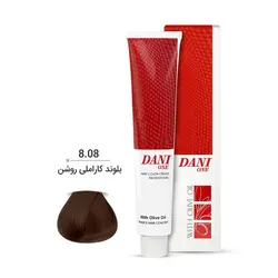 دنی وان رنگ کاراملی dani one hair color 8/08