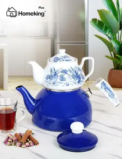 ست کتری و قوری لعابی هوم کینگ و کاراجا