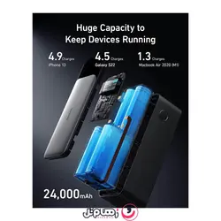 پاوربانک 24000 میلی‌ آمپر 140 واتی انکر مدل Anker 737 PowerCore A1289011