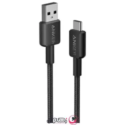 کابل تبدیل USB به Type-C انکر مدل Anker A322 USB to Type-C A81H5 طول 0.9 متر