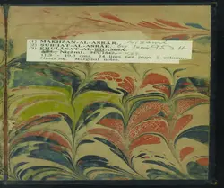 دانلود نسخه خطی مخزن الاسرار ؛ خلاصة الخمسه ، اثر نظامی گنجوی، سال 954 ه.ق(قرن دهم)