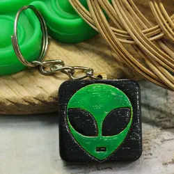 جاکلیدی چوبی طرح آدم فضایی کد 404