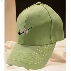 کلاه بیسبالی کتان نایک سبز کد 975