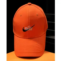 کلاه بیسبالی  NIKE نارنجی کد 138