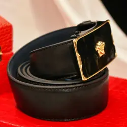 کمربند چرم مردانه ورساچه کد 271