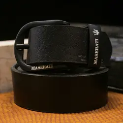 کمربند چرم مردانه مازراتی کد 299