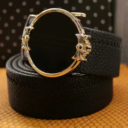 کمربند چرم مردانه ریلی کد 348