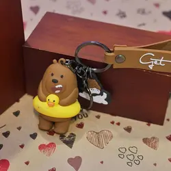 جاکلیدی سیلیکونی پاندا اردک سوار کد 416