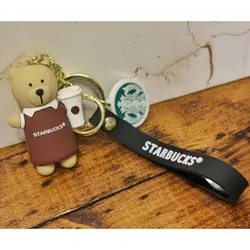 جاکلیدی سیلیکونی طرح خرس استارباکس کد 410