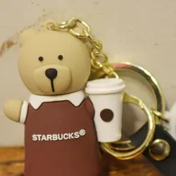 جاکلیدی سیلیکونی طرح خرس استارباکس کد 410