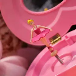 جعبه جواهرات موزیکال طرح قلبی هلو کیتی کد 314