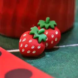 گوشواره فانتزی توت فرنگی کد 435