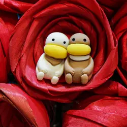 گوشواره طرح فانتزی اردک کد 447