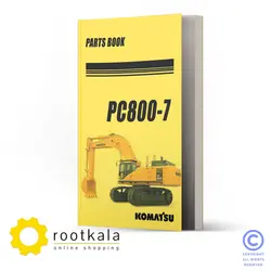 فایل PDF کتاب قطعات بیل مکانیکی کوماتسو PC800-7