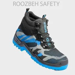 کفش ایمنی ساتر ساق بلند مدل نیواستایل آبی