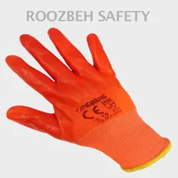 دستکش صنعتیTangwangمدل کف مواد ژله ای