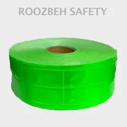 نوار شبرنگ 5 سانتی پنجاه متری PVC سبز