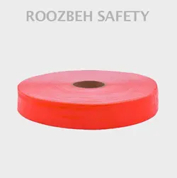 نوار شبرنگ،pvc  ، رنگ نارنجی ، ۲٫۵ سانتی متری