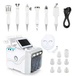 دستگاه هیدرافیشیال7 کاره موتور سنگین و ابریژن(اکواجت)کره اصل با یکسال گارانتی7-in-1 hydrofacial device