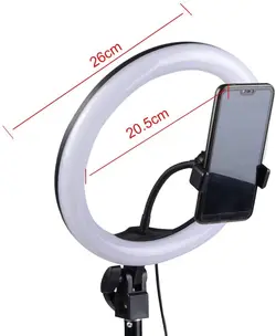 رینگ لایت پایه دار حرفه ای مدل Ring Light cxb-260