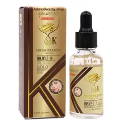 سرم کلاژن دار و ضدپیری صورت طلای 24Kکیانسوتو QIANSOTO 24k Gold Serum