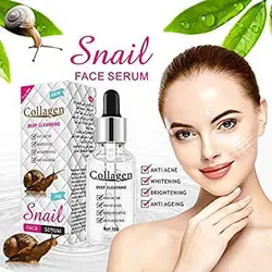 سرم کلاژن ساز و ضد پیری پوست و صورت حلزون