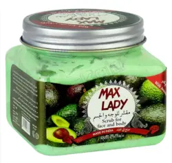 اسکراب شنی مکس‌لیدی با عصاره‌های مختلفMAX LADY
