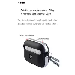 کاور محافظ ایرپاد پرو 2 کی دوو  K-Doo Crashguard AirPods Pro 2 case
