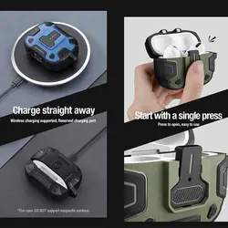 کاور محافظ ایرپاد پرو ۲ نیلکین Nillkin AirPods Pro 2 Bounced Pro Case