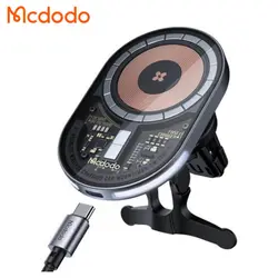 هولدر و شارژر بی سیم مگ سیف گوشی موبایل داخل خودرو مک دودو MCDODO CH-2340 Magnetic Wireless Charger Car