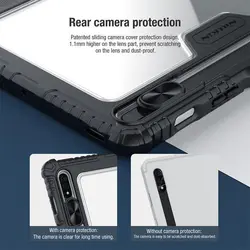 کیف تبلت سامسونگ Tab S7 نیلکین مدل Nillkin Bumper Leather cover