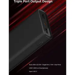 پاوربانک 20000 فست شارژ شیائومی Xiaomi Mi 50W Power Bank 20000 PB2050SZM