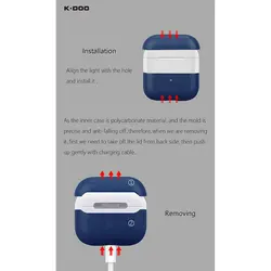 کاور چرمی ایرپاد پرو کی دوو K-Doo Leather AirPods Pro case