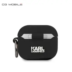 کاور محافظ CG Mobile برای ایرپاد 3 AIRPODS 3 - SILICONE EMBOSSED LOGO CHOUPETTE - KARL LAGERFELD