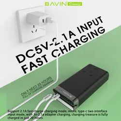 پاوربانک باوین 30000 میلی آمپر Bavin PC089 30000mah Power Bank