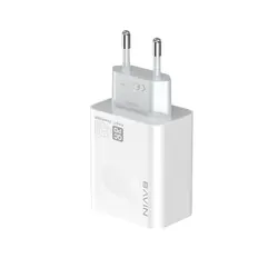 شارژر دیواری فست شارژ 45 وات همراه با کابل تایپ سی باوین BAVIN PC800Y 45W Charger