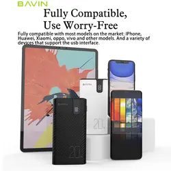 پاوربانک باوین 20000 میلی آمپر Bavin PC133S 20000mah Power Bank