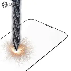 گلس توری دار iPhone 13 گرین Green Lion 3D Desert Round Edge