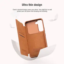کیف چرمی نیلکین اس ۲۲ پلاس Nillkin Qin Pro Leather Case S22 Plus