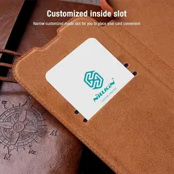 کیف چرمی نیلکین اس ۲۲ پلاس Nillkin Qin Pro Leather Case S22 Plus