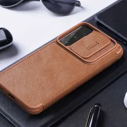 کیف چرمی نیلکین اس ۲۲ پلاس Nillkin Qin Pro Leather Case S22 Plus