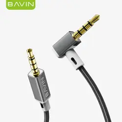 کابل AUX انتقال صدا Bavin Aux26 3.5mm AUX Cable 1m