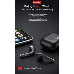 هندزفری بلوتوث لنوو Lenovo LivePods LP2 Wireless Handsfree