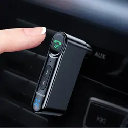 گیرنده بلوتوث اتومبیل بیسوس Baseus Qiyin AUX Car Bluetooth Receiver WXQY-01