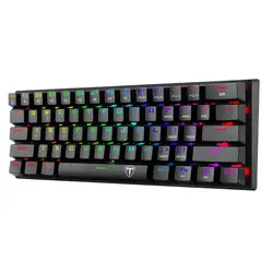 کیبورد بی سیم و سیمی گیمینگ T-Dagger Verde T-TGK317 Gaming Mechanical Keyboard