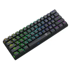 کیبورد بی سیم و سیمی گیمینگ T-Dagger Verde T-TGK317 Gaming Mechanical Keyboard