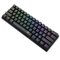 کیبورد بی سیم و سیمی گیمینگ T-Dagger Verde T-TGK317 Gaming Mechanical Keyboard