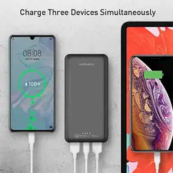 پاوربانک مومکس  ۲۰۰۰۰ میلی آمپر iPower Minimal IP70 PD3 20000 mAh Power Bank