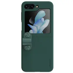 قاب سیلیکونی نیلکین Z Flip 5 مدل Nillkin Flex Flip Finger Strap liquid silicone case